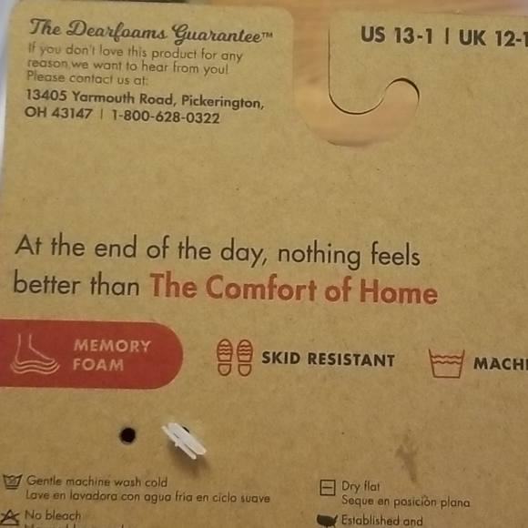 Dearfoam dinosaur slippers NWT size 13/1 - Picture 4 of 6